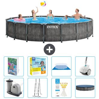 Intex Piscina Prism Frame Redonda - 549x122 Cm - 9-piezas S544