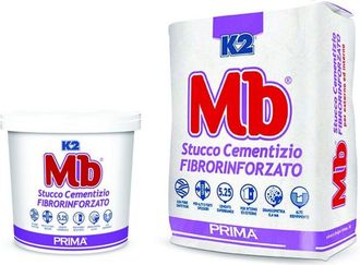 K2 mb rasante stucco in polvere cementizio fibrato - kg.5 in sacco