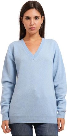 Fracomina Donna, Maglie, Blu, M, new