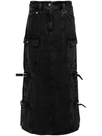 3.1 Phillip Lim denim cargo skirt - Black