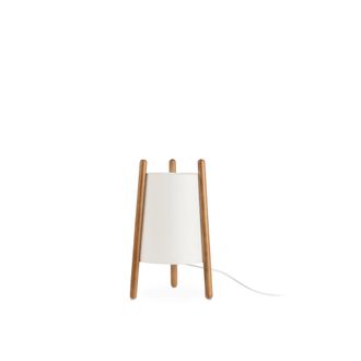 Leds - C4 L&aacute;mpara De Mesa Con Tr&iacute;pode Woody De Leds C4 Madera De Roble, Beige E27