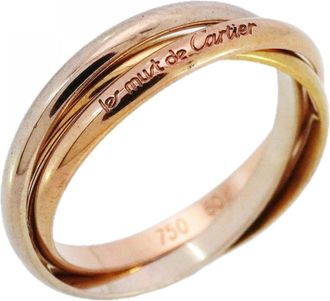 Cartier Yellow Gold (18K) Pink Gold (18K) White Gold (18K) Band Ring (Pre-Owned)