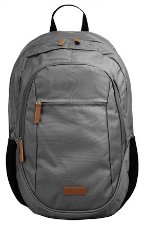 Bruno Banani Tagesrucksack BRUNO BANANI, Gr. B/H/T: 55cm x 30cm x 13cm, onesize, grau, 100% Polyester, unifarben, Rucks&auml;cke Tagesrucksack