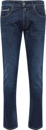 Replay Mens Grover Straight-Fit Jeans in Blue Cotton - Size 29W/32L
