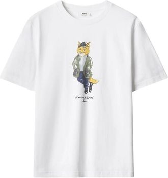 Maison Kitsun&eacute; Fox-print T-shirt