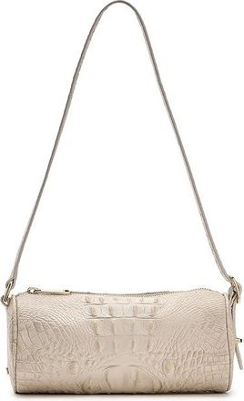 Brahmin Billie Cross Body Womens Handbags Ivory, Leather