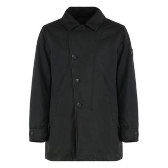 Stone Island Hombre, Abrigos, Negro, Talla: M
