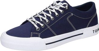 Tommy Hilfiger Mens Harlow Plimsolls Trainers Navy 10 UK