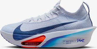 Nike Mens Alphafly Next 3 Road Racing Shoes In Football Grey/ghost/persian Violet/blue Void