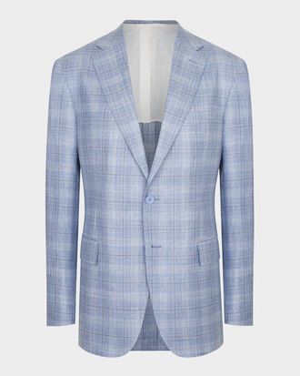Stefano Ricci Men & apos;s Plaid Single-Breasted Sport Coat