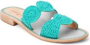 Jack Rogers Laurin Crochet Sandal in Aquatic at Nordstrom Rack, Size 6.5