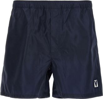 Valentino Garavani Chez Valentino Zwempak - Heren - Strandmode - Blauw - XL - Nylon - Badmode