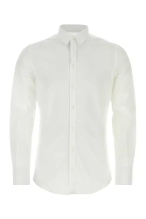 Dolce & Gabbana Stretch Poplin Shirt - White