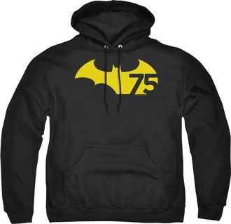 Gildan Batman 75 Logo 2 Adult Pull Over Hoodie / Hooded Sweatshirt