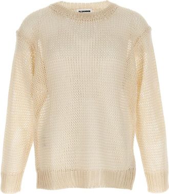 Jil Sander Heren, Truien, Beige, Maat: M Zijde