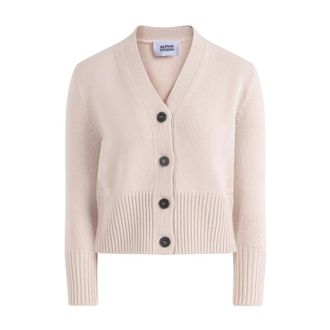 Alpha Studio Dames, Truien, Beige, Maat: XL