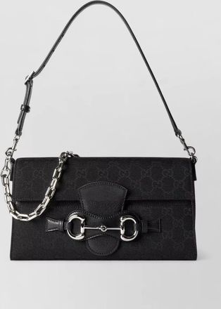 Gucci horsebit 1955 small canvas shoulder bag