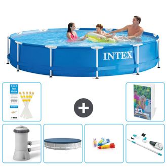 Intex Piscina Con Estructura Redonda - 366x76 Cm - 7-piezas S269