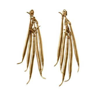Jacquemus Earrings, female, Yellow, Size: ONE SIZE Les Boules Haricots Earrings