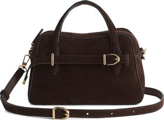 Madewell The Mini Belted Crossbody Bag in Dark Carob at Nordstrom