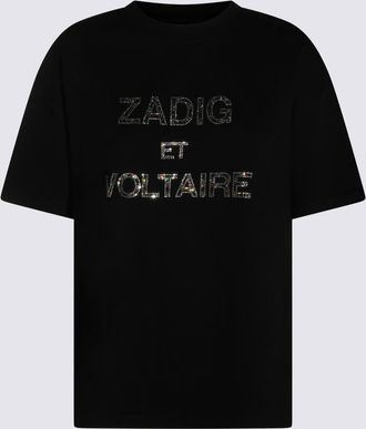 Zadig&Voltaire T-Shirts And Polos Blacks And Greys-Donna