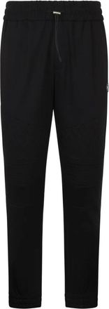 Philipp Plein Biker Padded Jogging Broek - Heren - Slim Fit Broeken - Zwart - 3XL - Broeken