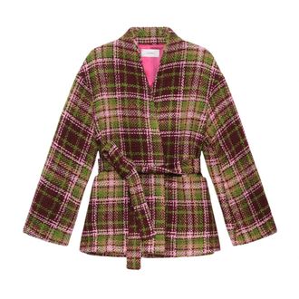 Maliparmi Caban in boucl&eacute; chunky - - Jackets - Donna - Multicolore - L
