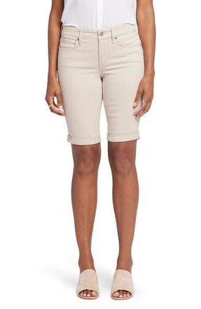 NYDJ Briella Cuffed Bermuda Shorts in Feather at Nordstrom Rack, Size 12