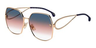 Etro 0071/F/S Asian Fit DDB/FF Womens Sunglasses Gold Size 62