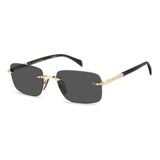 Eyewear by David Beckham 1195/S Rhl(Ir) Zonnebril - Heren - Accessoires - Geel - Maat: 57 MM