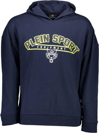 Plein Sport Blue Cotton Mens Mens Sweatshirt