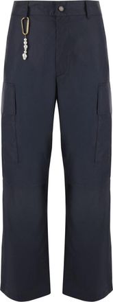Darkpark Navy Blue Popeline Cargo Pants