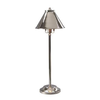 Netlighting Provence 1 Light Table Lamp Polished Nickel E14 in Grey