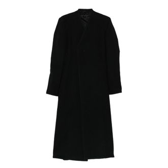 Rick Owens Overlap-seam Wool Coat