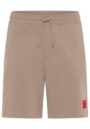 HUGO BOSS Sweatshorts HUGO Diz, Herren, Gr. XXL, N-Gr, light, pastel braun237, Sweatware, Obermaterial: 100% Baumwolle, unifarben, regular fit knielang, Hosen S