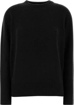 The Row Black Crew Neck Sweater