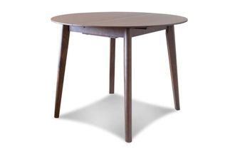 PIB Peque&ntilde;a mesa extensible en nogal marron