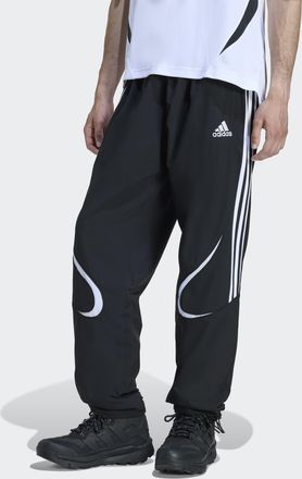 adidas Sporthose ADIDAS ORIGINALS TEAMGEIST TP, Damen, Gr. XXL, N-Gr, schwarz, schwarz, wei&szlig;, Obermaterial: 100% Polyester, Hosen Sporthose
