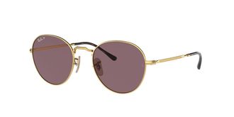 Ray-Ban RB3582 David Polarized 001/AF Mens Sunglasses Gold Size 53