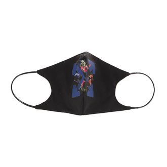 Off-white Accessories, unisex, Black, Size: L/XL Flower Face Mask