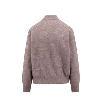 Brunello Cucinelli Womens Beige Cashmere Sweatshirt Clothing