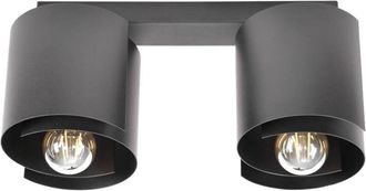 HUGO BOSS 2 L&aacute;mpara De Techo Negra - Hugo