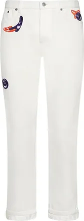 Dior Kenny Scharf Patches Jeans