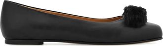 Ferragamo Ballerine con fiocco Vara - Nero