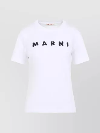 Marni cotton logo-print short-sleeve t-shirt