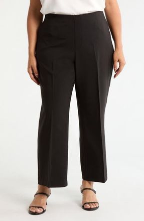 Nic+Zoe Plaza Bootcut Pants in Black Onyx at Nordstrom, Size 1X