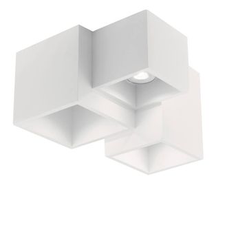 Netlighting Foster Paintable Plaster Ceiling Lamp White GU10