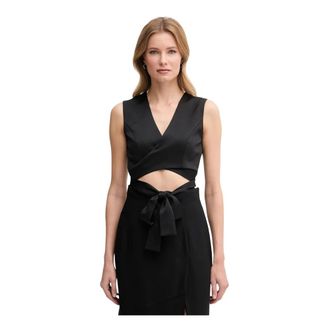 Sandro Ferrone Chaleco Ajustado - Tops - Mujer - Negro - M