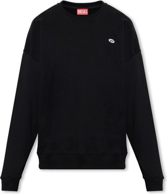 Diesel S-Rob-Doval-Pj Sweatshirt - Heren - Sweatshirts - Zwart - S - Katoen - Hoodies & sweatvesten