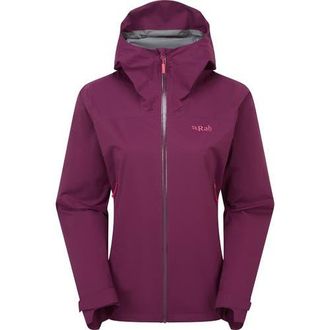 RAB Downpour Light Jacket - Womens in Mulberry at Nordstrom, Size X-Small